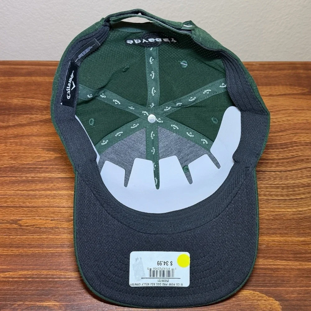 Callaway Performance Pro Odyssey Adult Golf Hat Kelly Green Adjustable Cap NEW